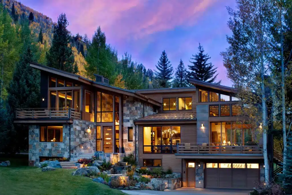 A custom home built by Beck Building Company